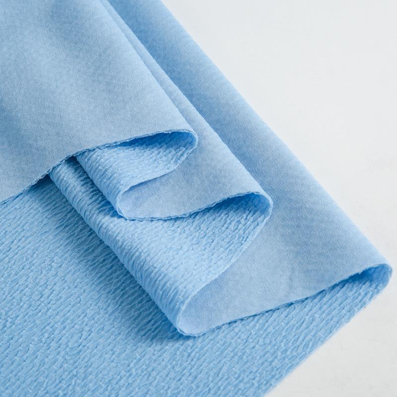 Ткань с мятым волнистым узором - трикотажная трикотажная ткань, 280 г, дизайн «Маленькая горная вершина»