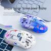 Беспроводная Bluetooth игровая мышь Free Wolf A2 с RGB-подсветкой и прозрачным корпусом, двухрежимная