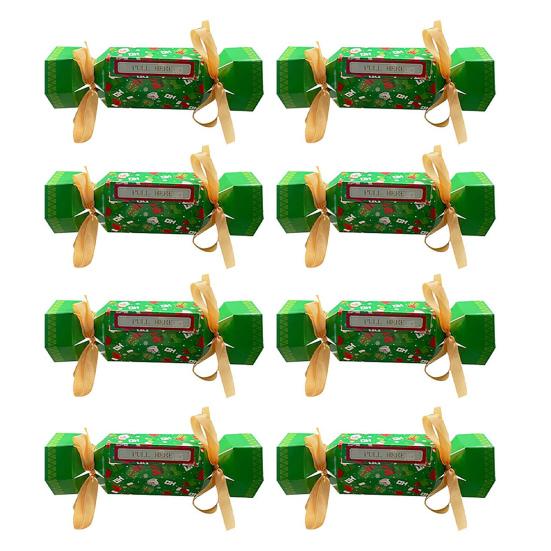 8 шт. Конфетный Рождественский Кошелек для Вытягивания Денег Сделай Сам Сюрприз Вытягивающий Деньги Держатель для Денежного Подарка для Детей Взрослых Рождественская Вечеринка Копилка для Вытягивания Наличных