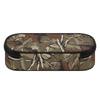 Stationery Pencil Case High Capacity 300D Polyester Smooth Zipper with Main Compartment Mesh Pocket and Pen Slots for Students