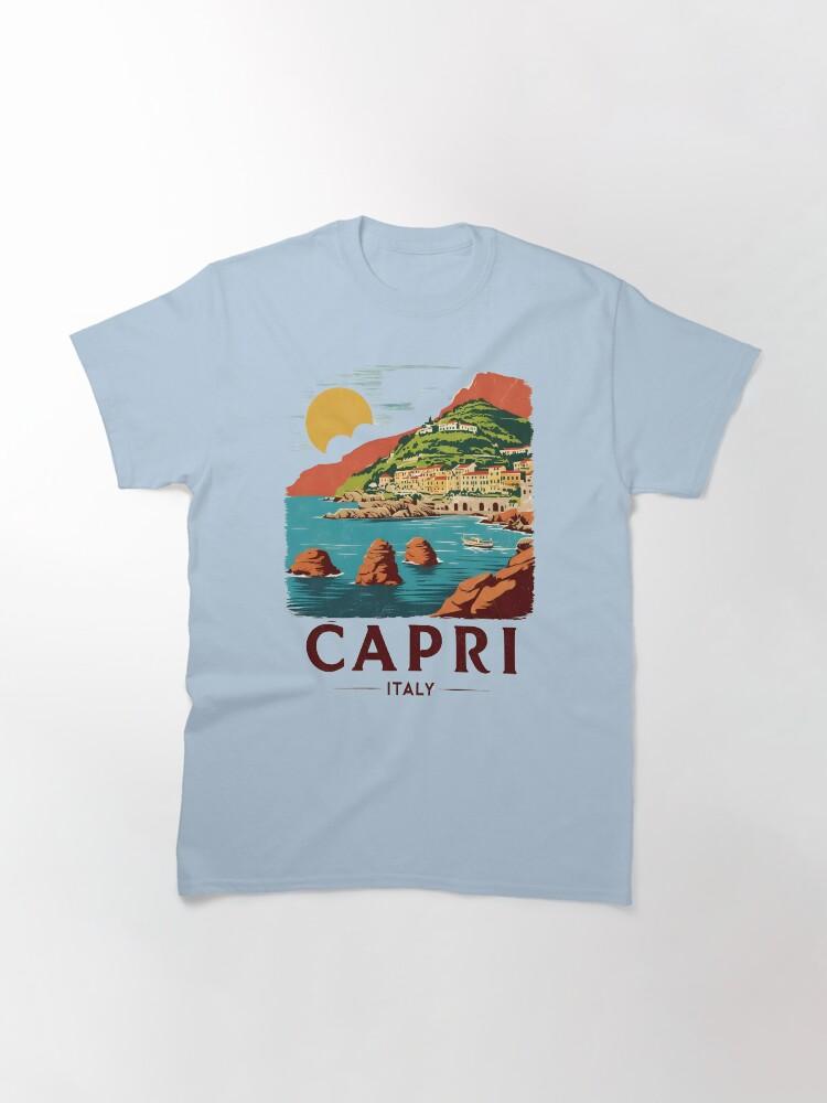 Peppino di Capri A Vintage Travel Art of Capri - Italy Classic T-Shirt