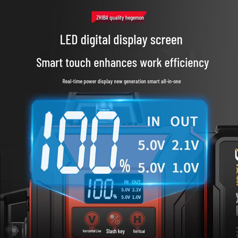 12-линейный высокоточный зеленый инфракрасный уровень с автоматическим креплением к наружной стене и самовыравниванием