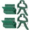 10/20PCS Plant Support Clips, Adjustable Reusable Garden Stem Fastener for Tomatoes Vine Flowers Greenhouse