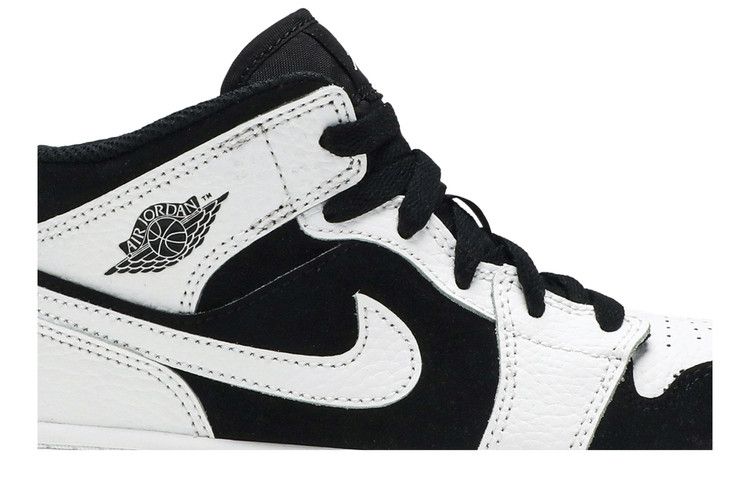 Kids' Sneakers Jordan 1 Mid White Black (PS) White/Black-White