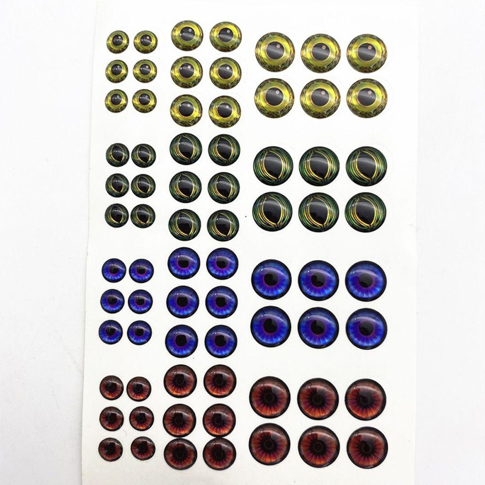Sticker 3D 4D 5D Fly Fishing Lure Fish Eyes Fishing Lure Eyes Artificial Fish Eyes 3D Fish Eyes