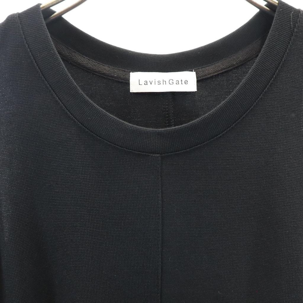 Lavish Gate Платье без рукавов длинное черное Женское Б/У