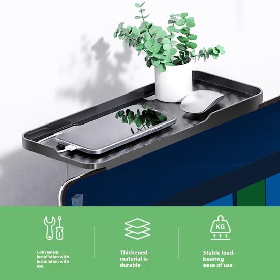 1/2Pcs Universal TV Top Shelf Router Organizer Strong Load-bearing Easy To Install Adjustable Monitor Top Shelf TV Top Storage Bracket