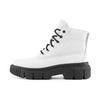 Leather Durable Casual Versatile Short Outdoor Boots Women Boots White A41ZW-100