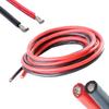 Boladge Pure Silicone Wire 14AWG Power Cable Battery Cable Tinned Copper Wire 14 Gauge RC Cable Cord (1 Meter in Black and 1 Meter in Red) (14AWG)