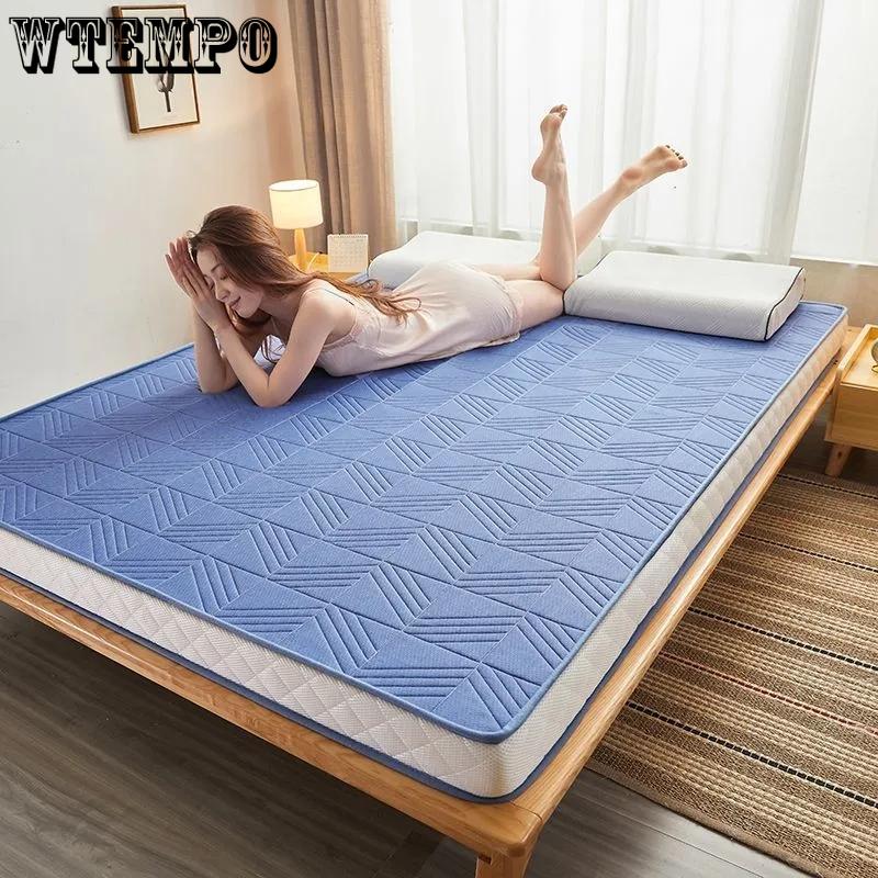 Матрас складной одинарный двойной нескользящий мягкий удобный матрас латексные матрасы резиновая подушка для защиты позвоночника