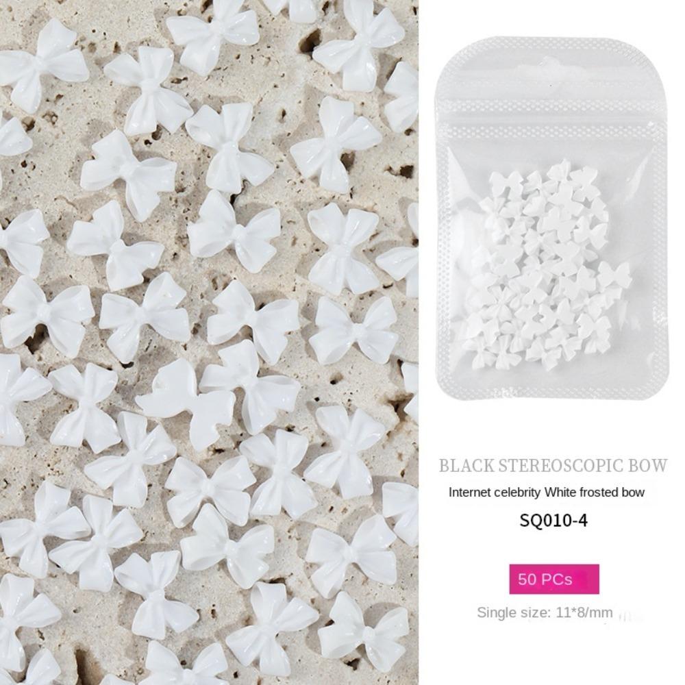 50 шт. 3D Нейл-арт Бант Бант Украшение для ногтей Аксессуар для ногтей Украшение для ногтей Маникюрный орнамент