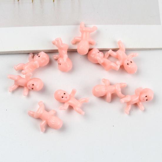 10 Pcs Baby Ornaments Baby Figurine Reusable Smooth Baby Shower Gift Mini Plastic Mini PVC Babies Party Decoration Ornaments