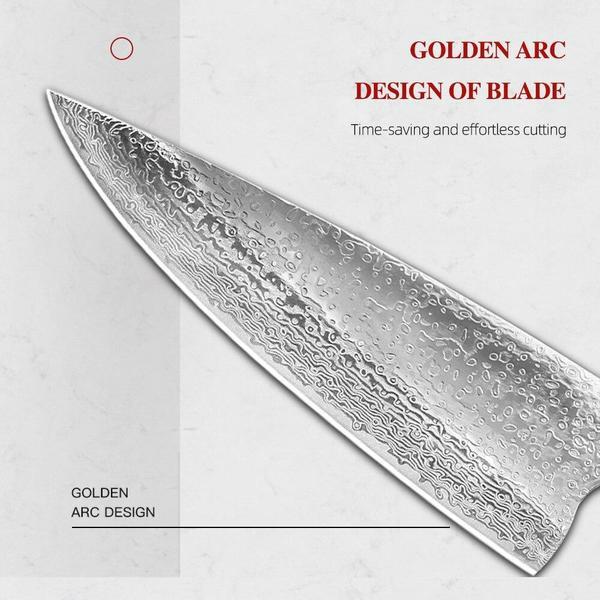 Ножи для мясника Нож шеф-повара VG10 Кухонные ножи из дамасской стали Универсальные кухонные инструменты