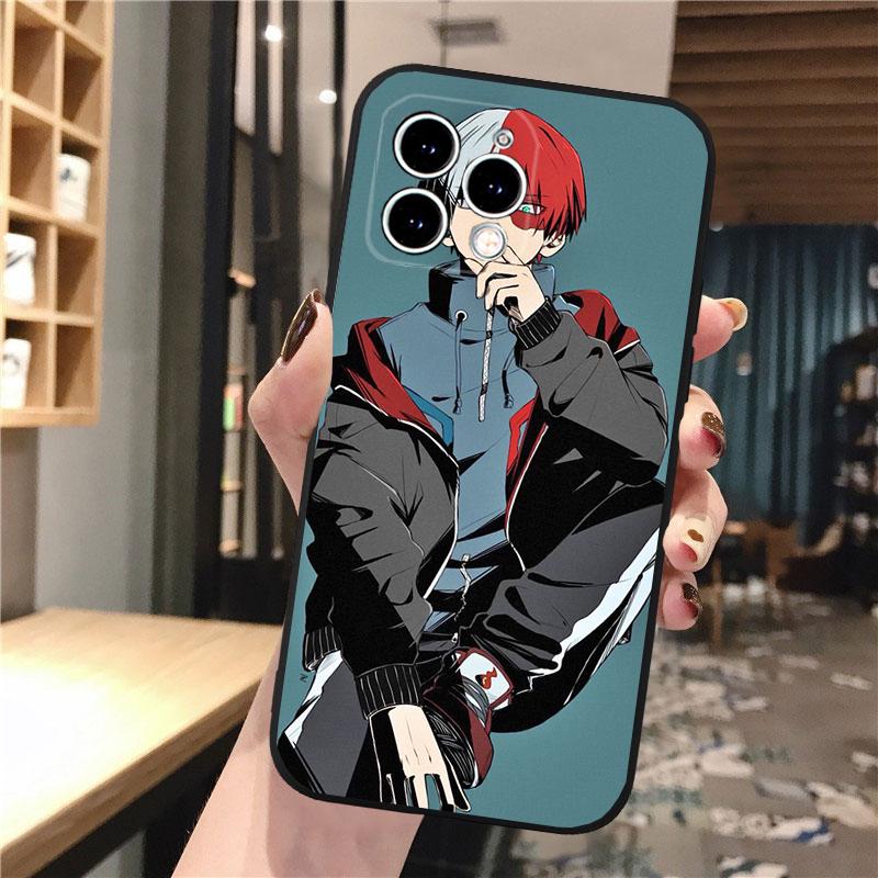 Todoroki My Hero academia Phone Case For iphone 17 Pro Max Air 16 15 14 13 Pro Max 15 16 Pro 15Plus Shell