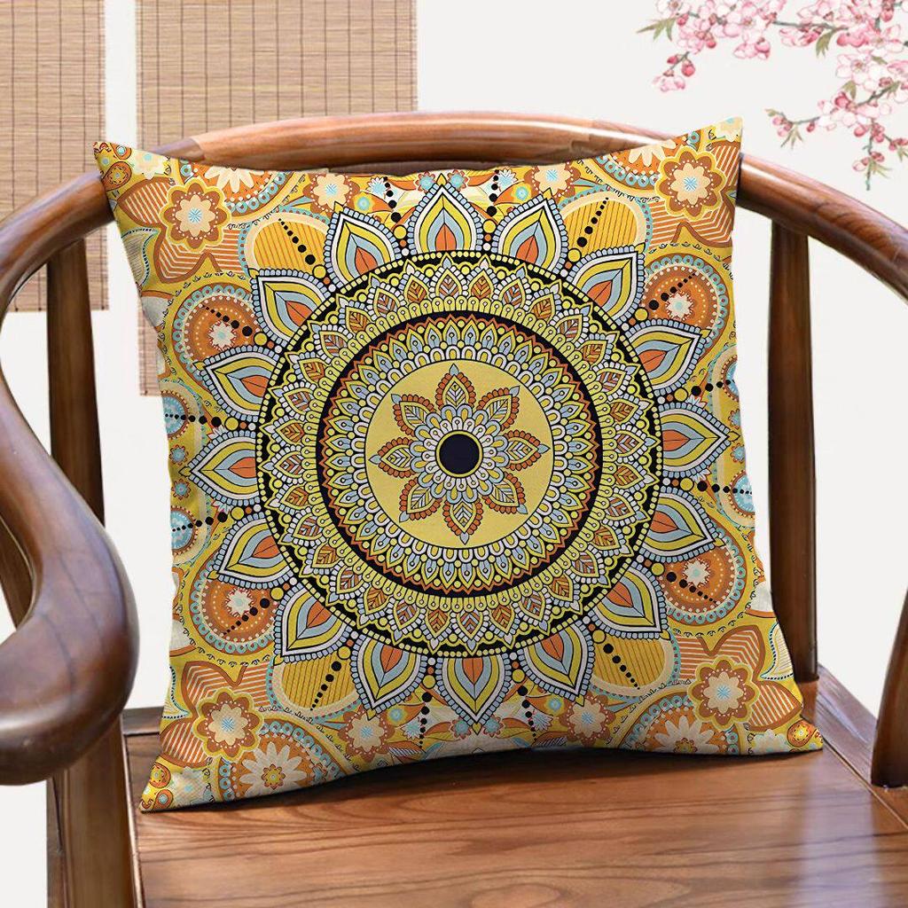 Vikama Bohemian Ethnic Style Pillow Set Cushion Set Living Room Bedroom Sofa Comfortable Home Decoration