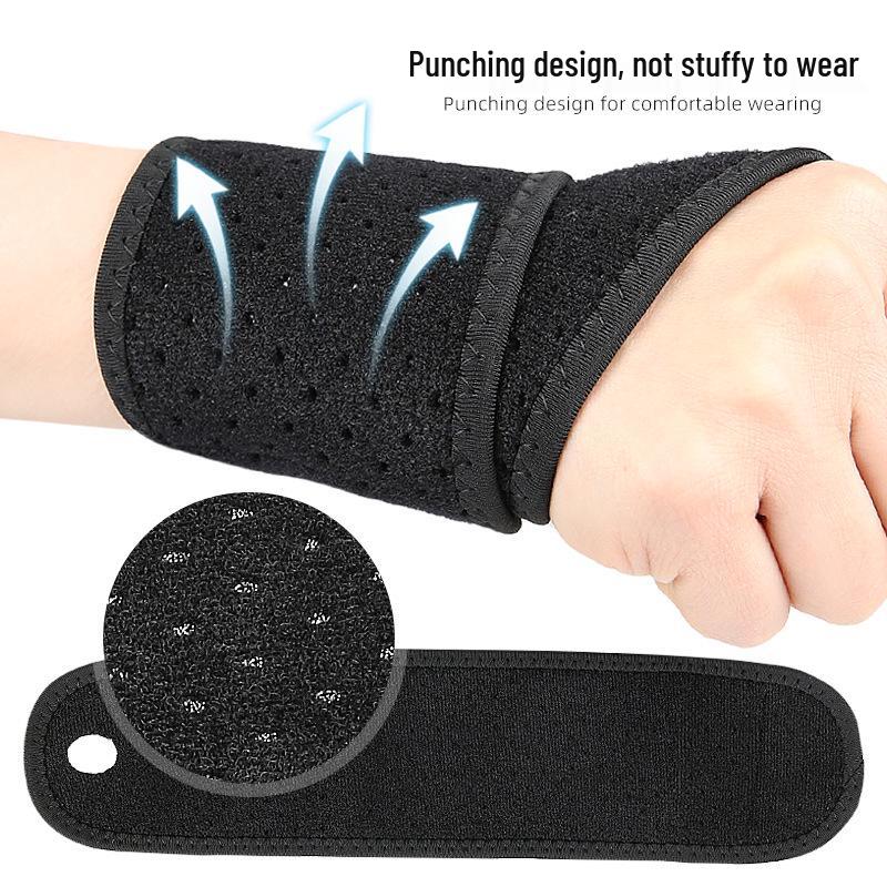 Heated Compression Wristband for Sports: Wrist Support for Badminton, Weightlifting, Rock Climbing, and More