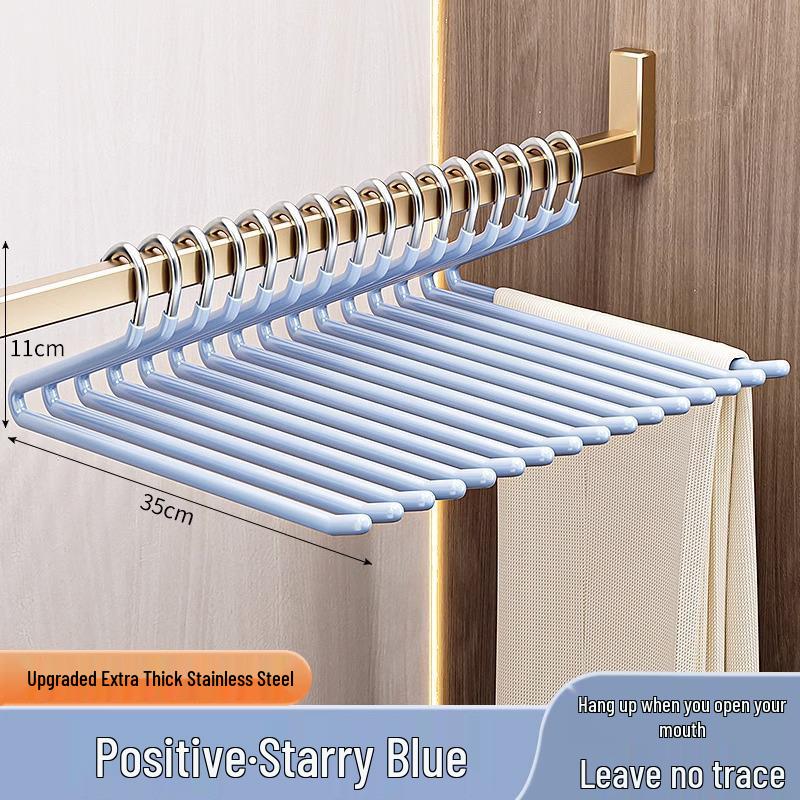 Вешалка для брюк в форме гуся с противоскользящим покрытием: 2-образная, Z-образная вешалка для хранения в гардеробе