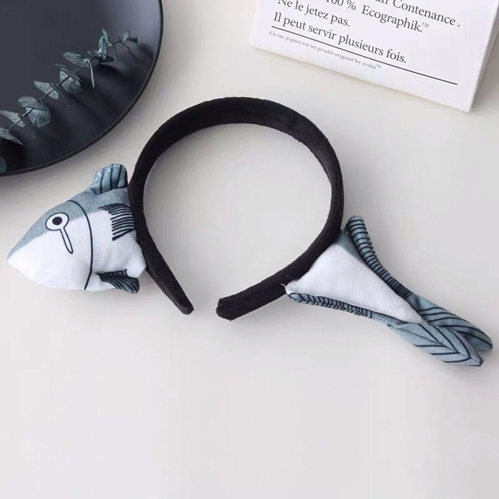 Shark Women Gift Carrot Shark Headband Accessories Funny Hair Hoop