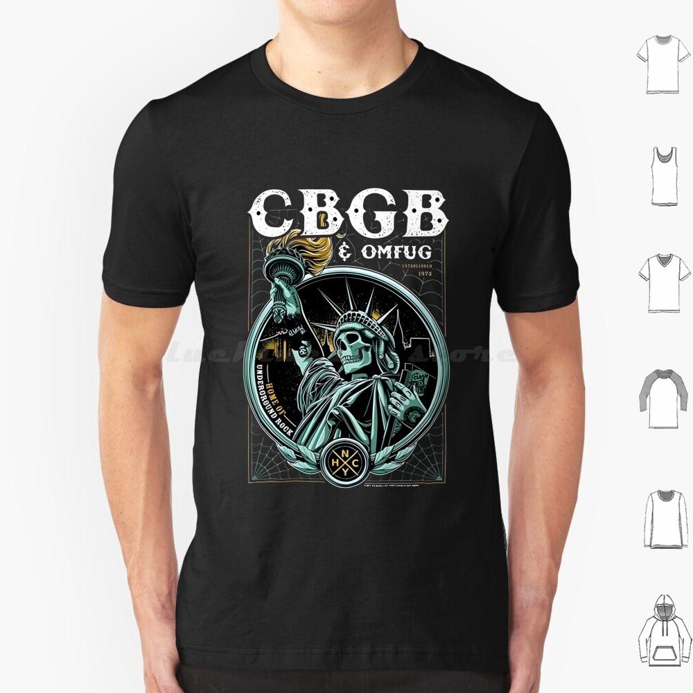Cbgb Home Underground Rock T Shirt 6xl Cotton Cool Tee Home Music Club Cbgb Omfug Underground Punk Blues Bands Record Country