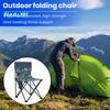 Складной стул, эргономичный дизайн, прочный, водонепроницаемый, компактный, портативный складной стул, принадлежности для кемпинга