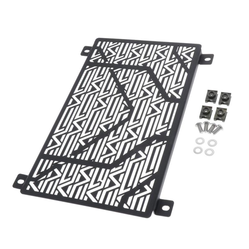Cooler Grille Guard Motorcycle Radiator Protector Black Aluminum for Kawasaki Ninja400 Ninja250 2018 2019