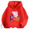 Trendy Kids Cartoon Hoodie Cute Casual Winter Hooded Street Style Youth Top Peppa Pig Boys Girls 3 14