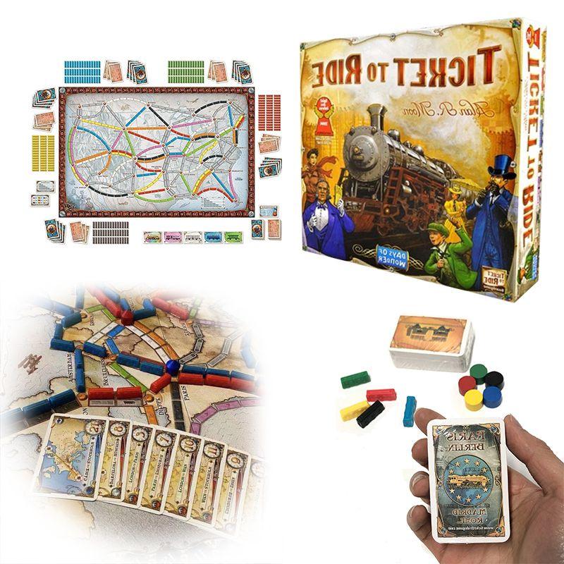 Настольная игра Ticket To Ride с ярким дополнением 1912 года для детей и взрослых