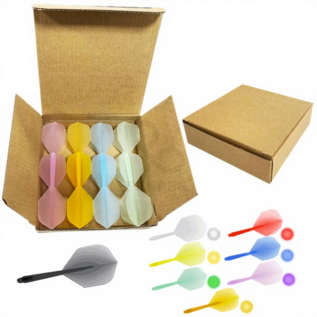 PENPEN Durable Multi Colored Four Linked Dart Shafts PP Material 2BA Customizable Packaging 12 Pcs/Box Sports