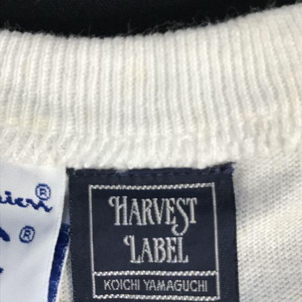 Редкая футболка с коротким рукавом HARVEST LABEL Koichi Yamaguchi × Champion, мужская M, белая, винтажная(ИСПОЛЬЗОВАЛ)