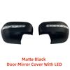 Car ABS Matte black Rearview Accessories Plated For Nissan Navara NP300 D23 2015 2016 2017 2018  Door Mirror Cover With LED
