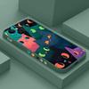Красочный чехол для телефона с кошкой для iPhone 16 15 14 13 12 11 X XR XS Plus Pro Max Mini Силиконовая крышка
