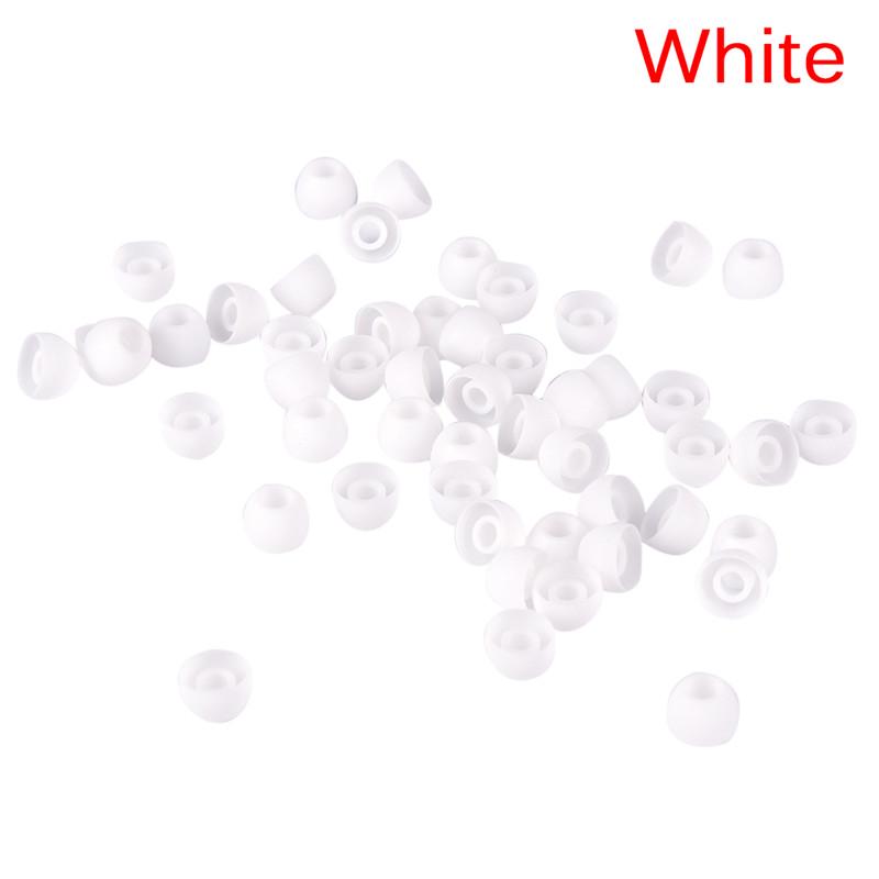 50 шт. Мягкие силиконовые вкладыши для наушников-вкладышей, сменные крышки