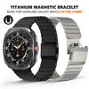 Роскошный титановый ремешок с магнитной застежкой для Samsung Galaxy Watch 7 Ultra 47 мм, браслет-звенья для SAMSUNG GALAXY ULTRA 47 ММ, мужской ремешок
