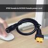 DC5525 Female to XT60 Female 30cm Adapter Cable for Solar Panel and Energy Storage Connection