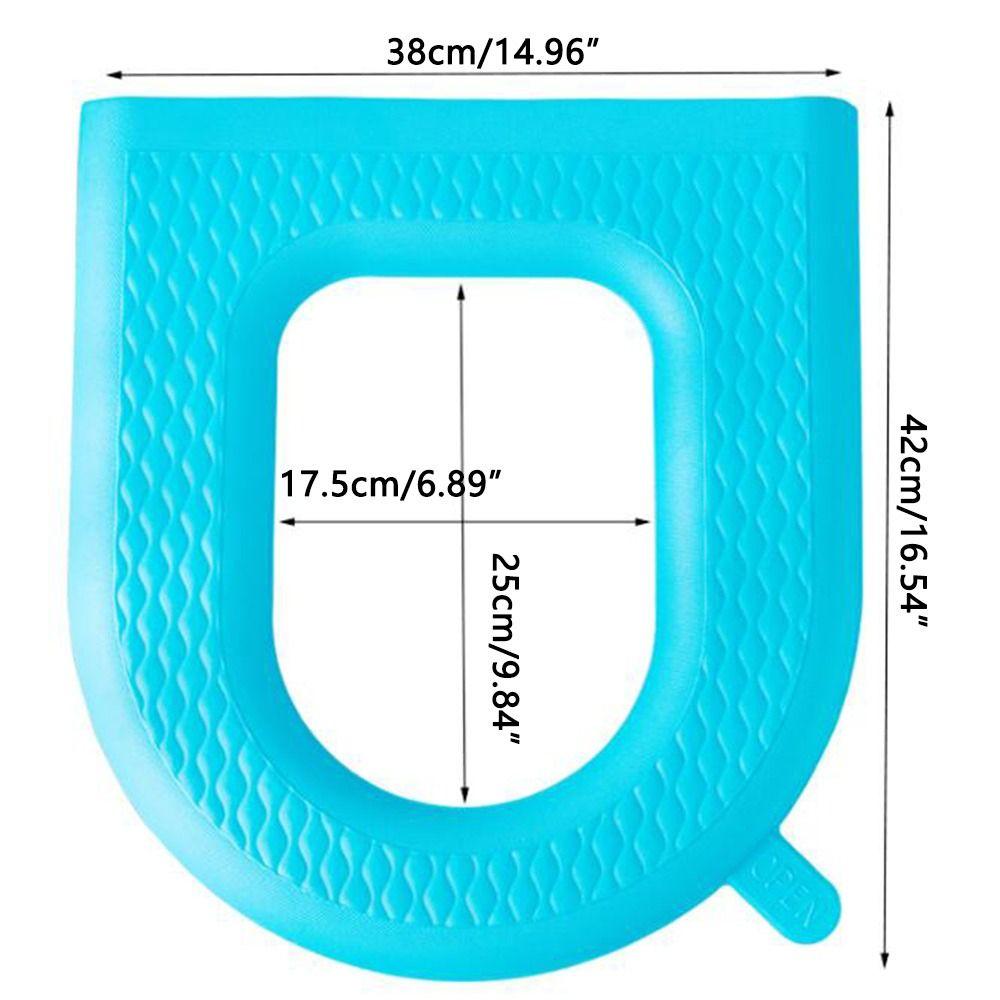 Household Silicone Reusable Toilet Cover Bathroom Accessories Toilet Seat Cushion Toilet Seat Pad