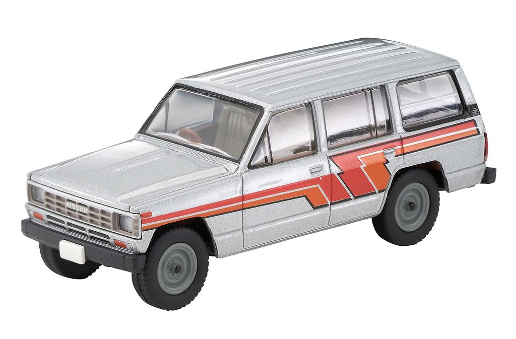 Tomica Limited Vintage Neo Nissan Safari Extra Van DX Finished Product 312550 1/64 LV-N109d Silver/Stripe