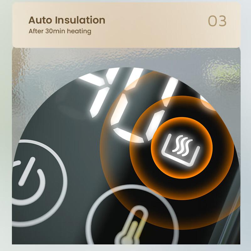 Philips HD9396/90 Electric Kettle 7000 Series Dual Layer Insulation 6 Gear Temperature Control