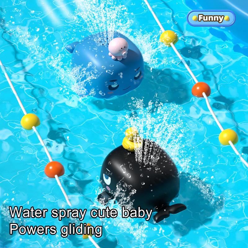 Кит Игрушка с Водным Спреем Веселые Электрические Игрушки-Киты Принадлежности для Ванны для Пасхи Игры на Открытом Воздухе Друзья Семья Игра для Малышей Плавание