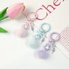 Sweet Bow Star Beaded Keychain Kawaii Pendant For Women Girls Versatile Exquisite Backpack Decoration Accessories Gifts