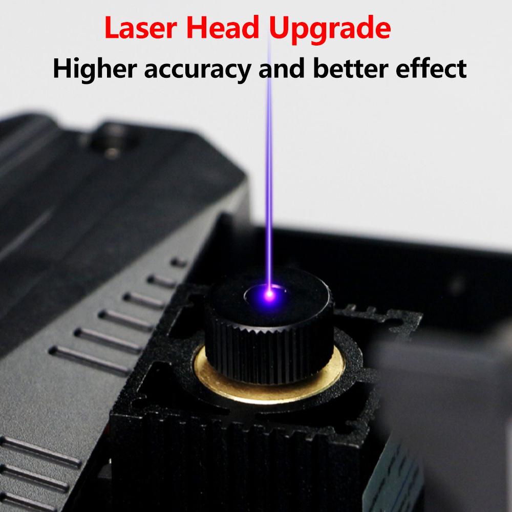 Мини-лазерный гравировальный станок переменного тока 110-240 В Диапазон гравировки 3000 МВт ЧПУ Wi-Fi USB Лазерный гравер DIY Логотип Марк Принтер Резак Деревообработка 80x80 мм