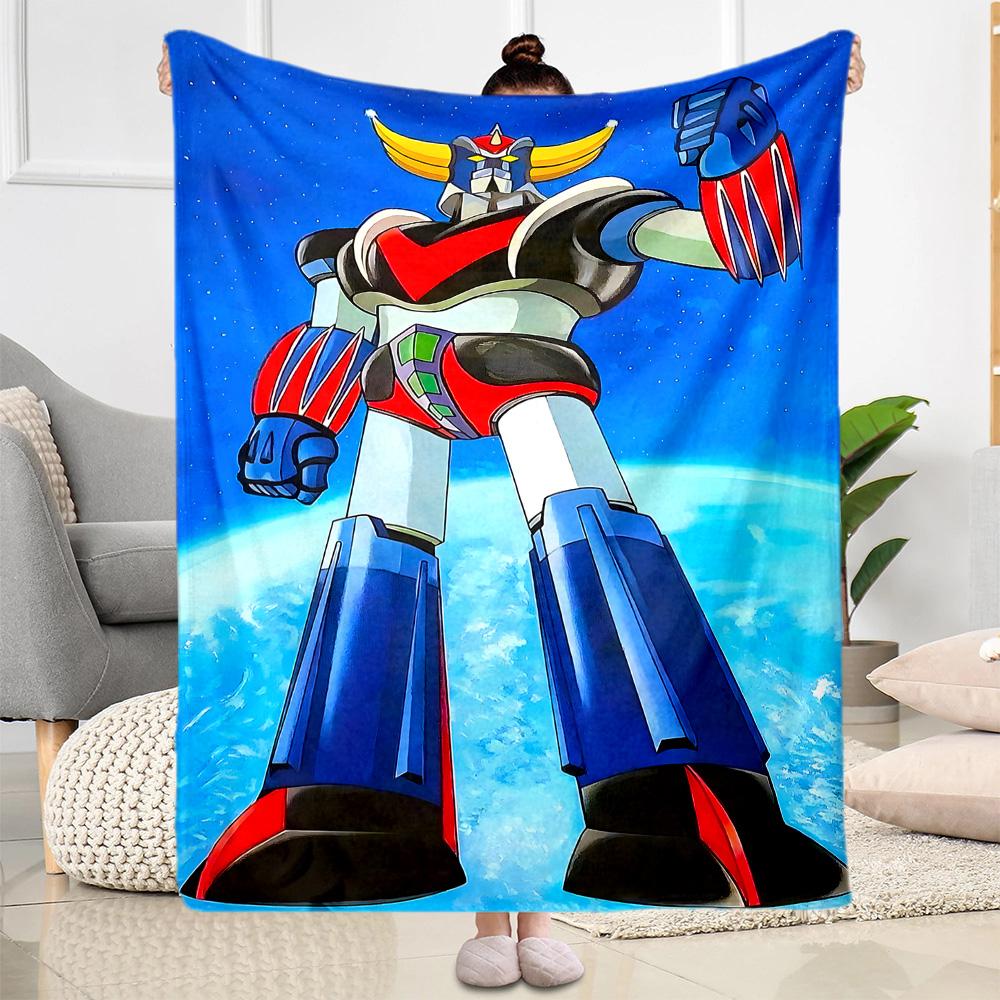 Giant Robot Adventure Blanket Comfortable Perfect for Bed Office Chair Couch Four Seasons Universal Warmthful Decor