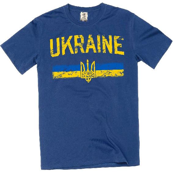 Футболка Украина Украинское Наследие Трезубец Флаг Рубашка