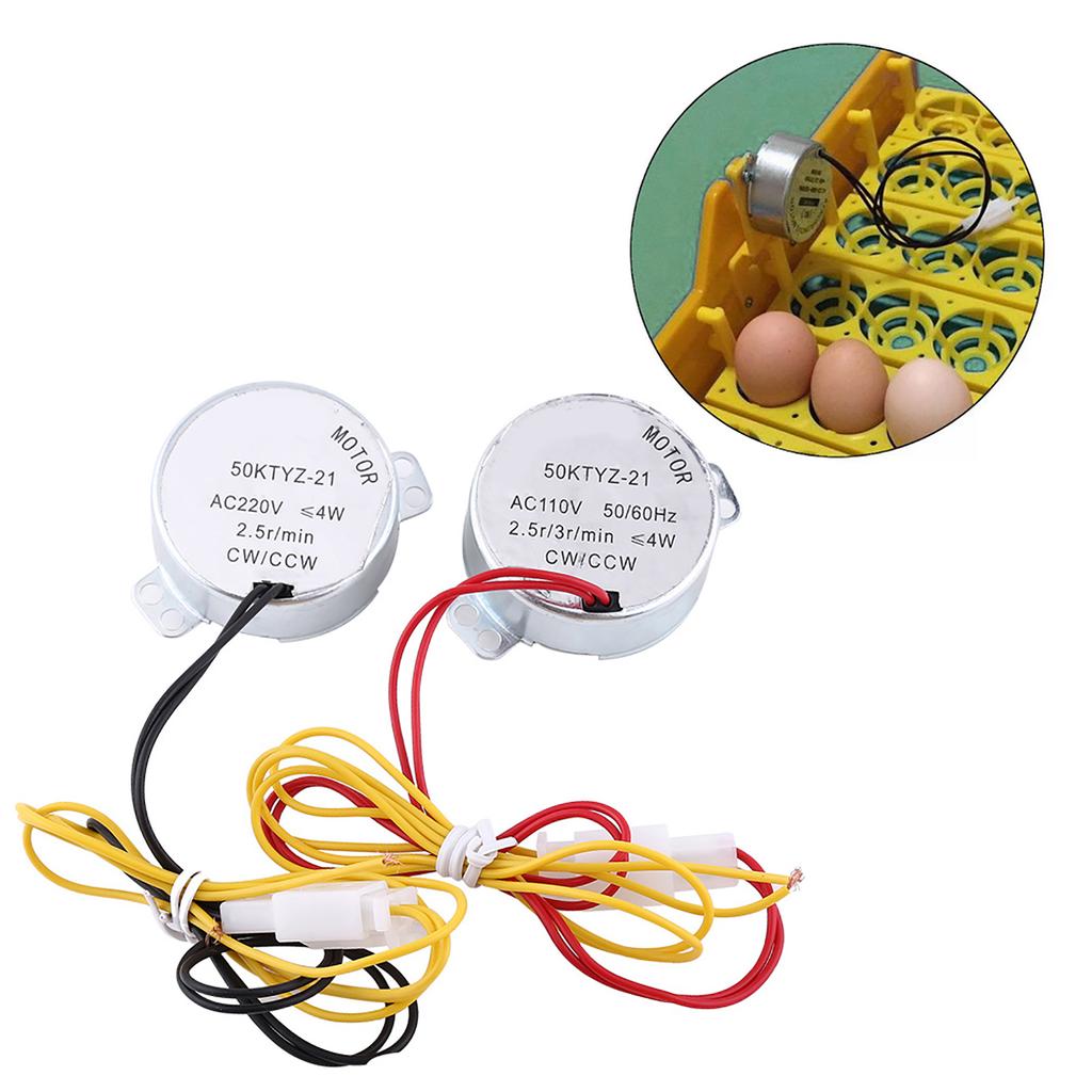 2 типа 110/220 В переменного тока, роторный вращатель для куриных яиц, инкубатор, двигатель с разъемом