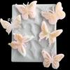 New Butterfly Silicone Mold Epoxy Resin DIY Keyrings Eardrop Resin Mold Jewelry Making Crystal Drop Glue Pendant Silicone Mould