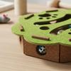 Felt Feline Maze Toy Mental Stimulation Interactive Maze Toy Feline Challenge Box Boredom Relief for Indoor Cats