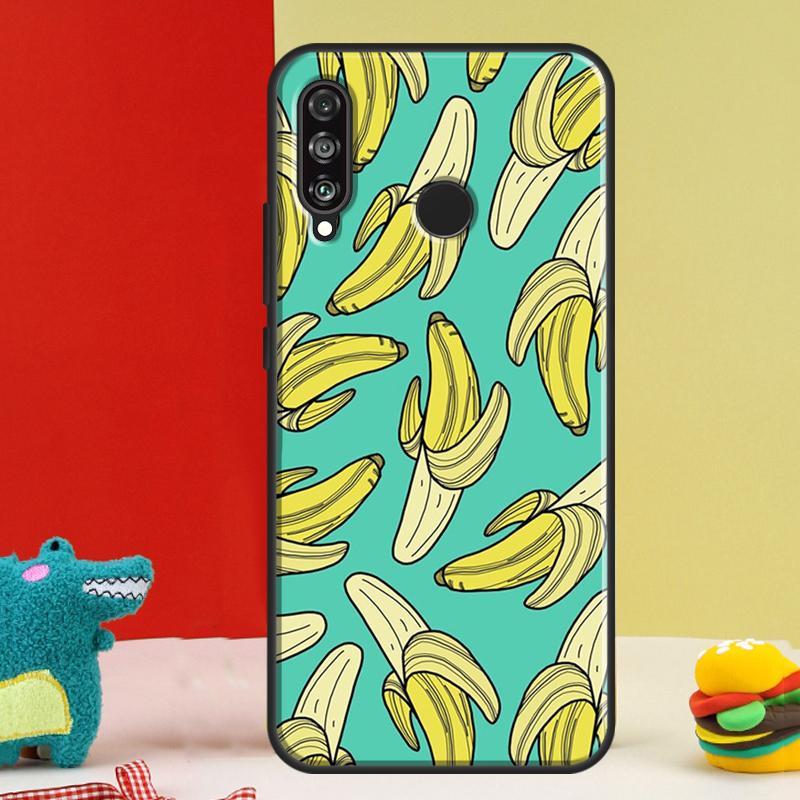 Чехол Tropical Summer Fruit Lemon для Huawei Nova 12s 12i 11i 8i 9 10 SE Y91 Y90 Y60 Y70 Y72 Y61 P20 P40 P30 Lite P60 Pro