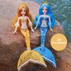With Seahorse, Magic Wand Gift Pack 42cm Mermaid Doll Pretty Children's Birthday Gifts