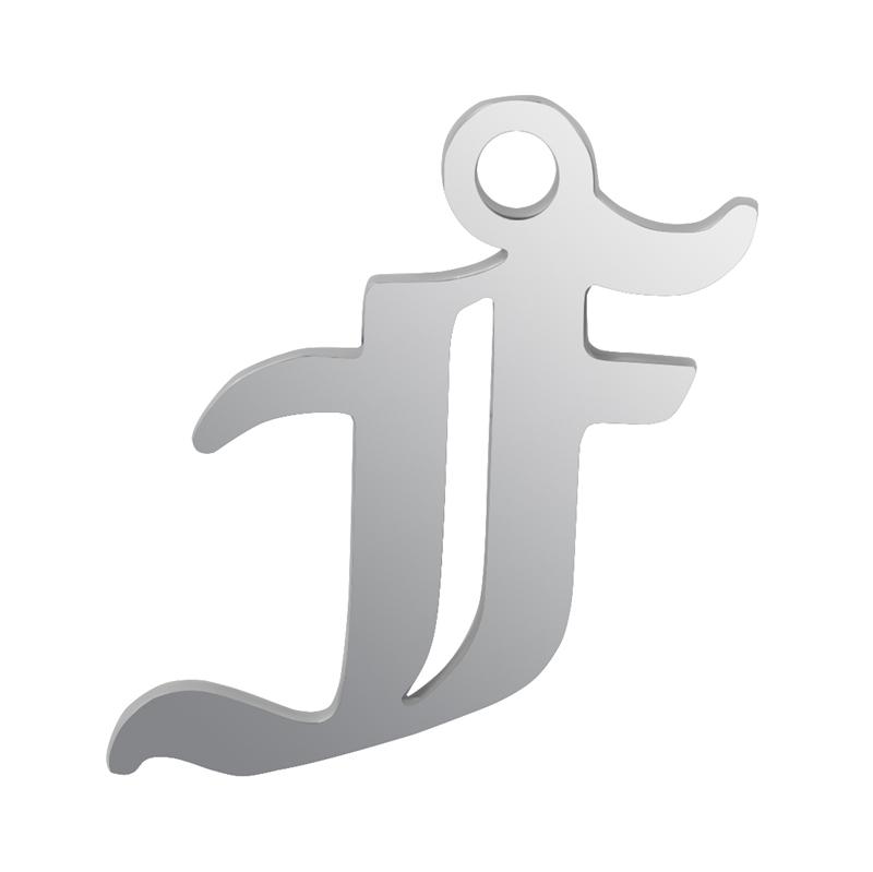 6 шт./Лот Староанглийские Буквы Шармы Из Нержавеющей Стали Шармы Для Изготовления Ювелирных Изделий Металл 26 Алфавита A-Z Подвеска DIY Браслет