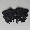 Black Strap-On Shawl Women'S Versatile Small Shawl Large Doll Collar Bow Fake Collar Accessories Fake Collar