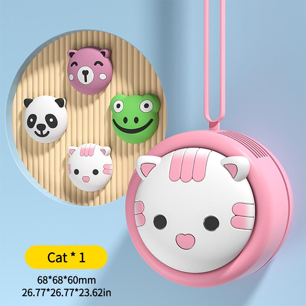 New Summer Hanging Neck Fan Portable Handheld USB Charging Fun Cute Mini Silent Fan for Students Gifts